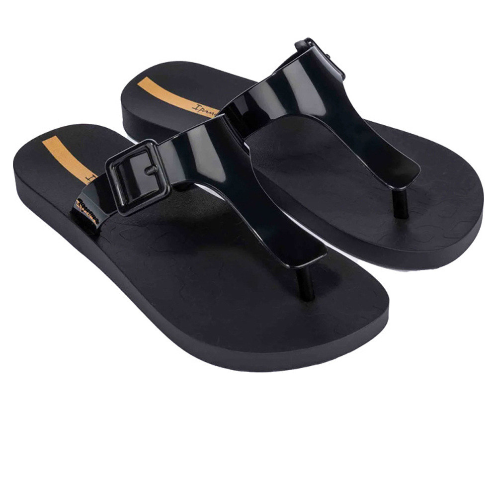 Urban retro chanclas mujer Negro (37)