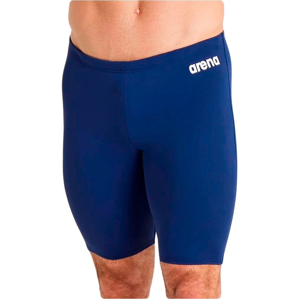 Team swim jammer solid bañador natación hombre Marino (95)