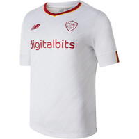 New Balance camiseta de fútbol oficiales niño AS Roma 23 23 Away Junior Short Sleeve Jersey vista frontal