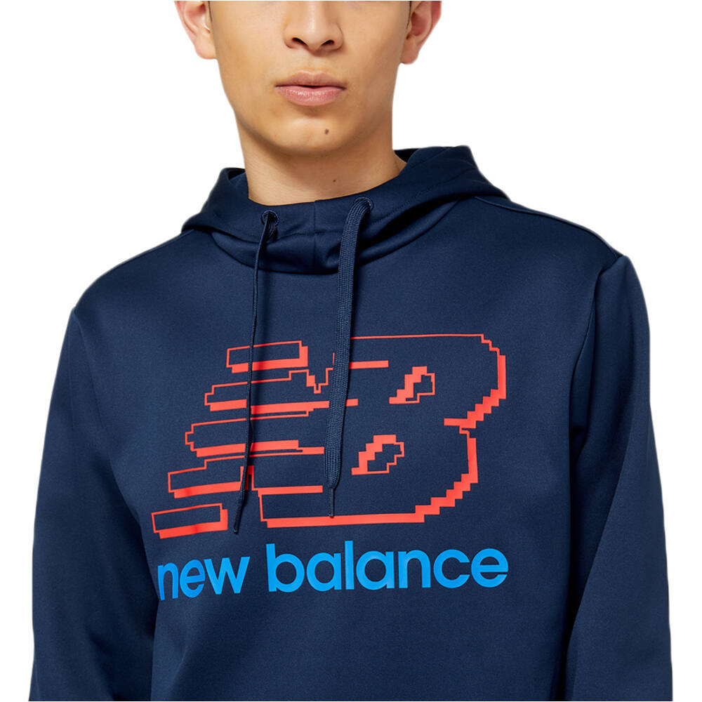 New Balance sudaderas deportivas hombre Tenacity Performance Fleece Pullover Hoodie 03