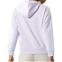 New Balance sudadera mujer NB Essentials Stacked Logo Oversized Pullover Hoodie vista trasera