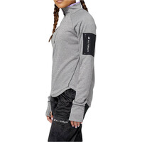 New Balance camiseta técnica manga larga mujer AT NB Heat Grid Half Zip vista trasera