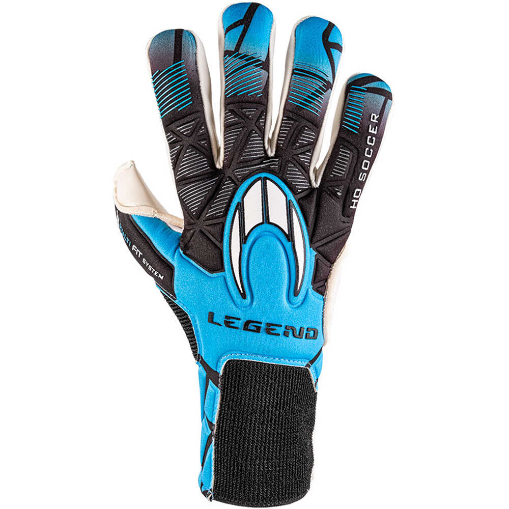 Ho Soccer guantes portero LEGEND NEGATIVE NEBULA vista frontal