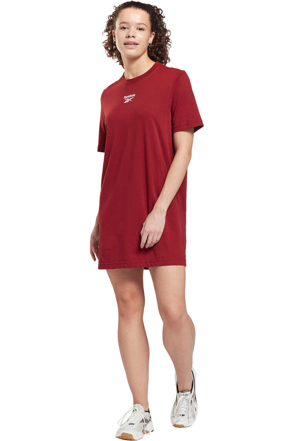 Reebok vestidos mujer RI Tshirt Dress vista frontal