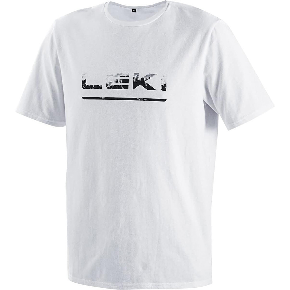 Logo camiseta montaña manga corta hombre Blanco (S)