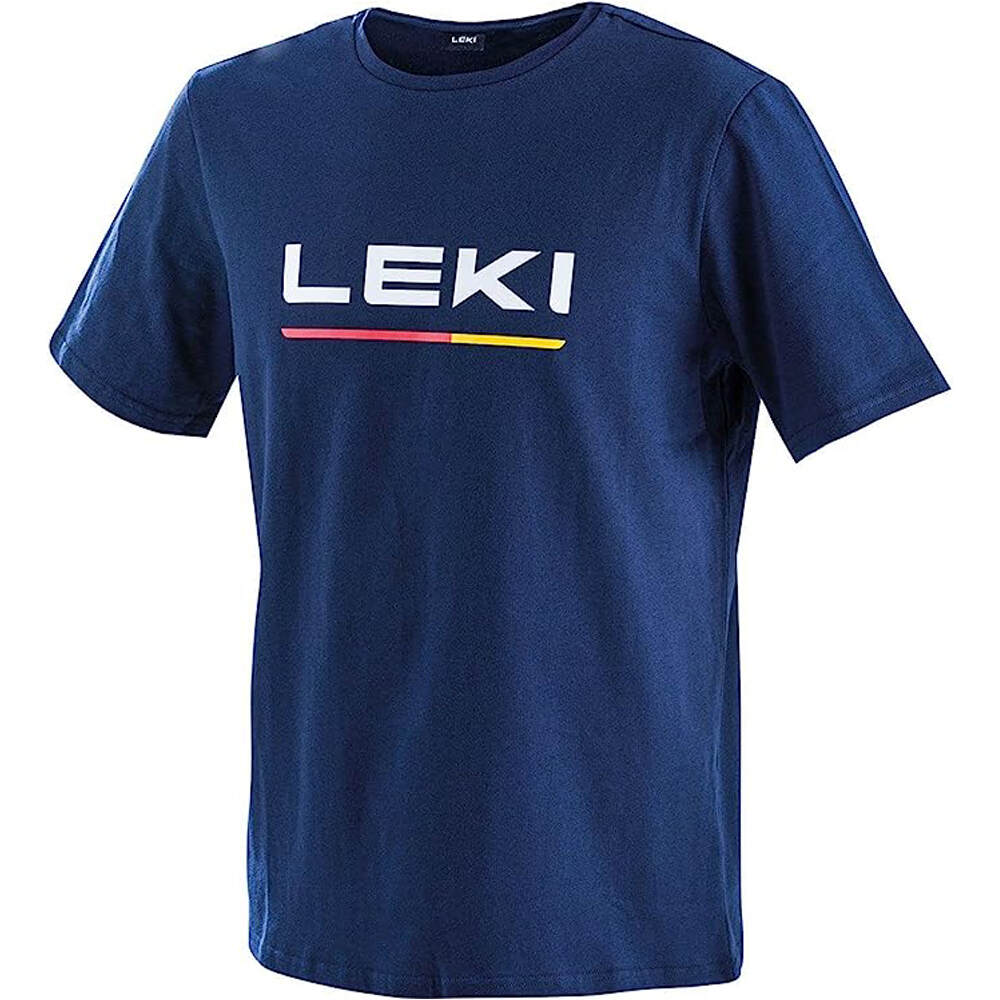 Leki camiseta montaña manga corta hombre Logo T-Shirt LEKI vista frontal