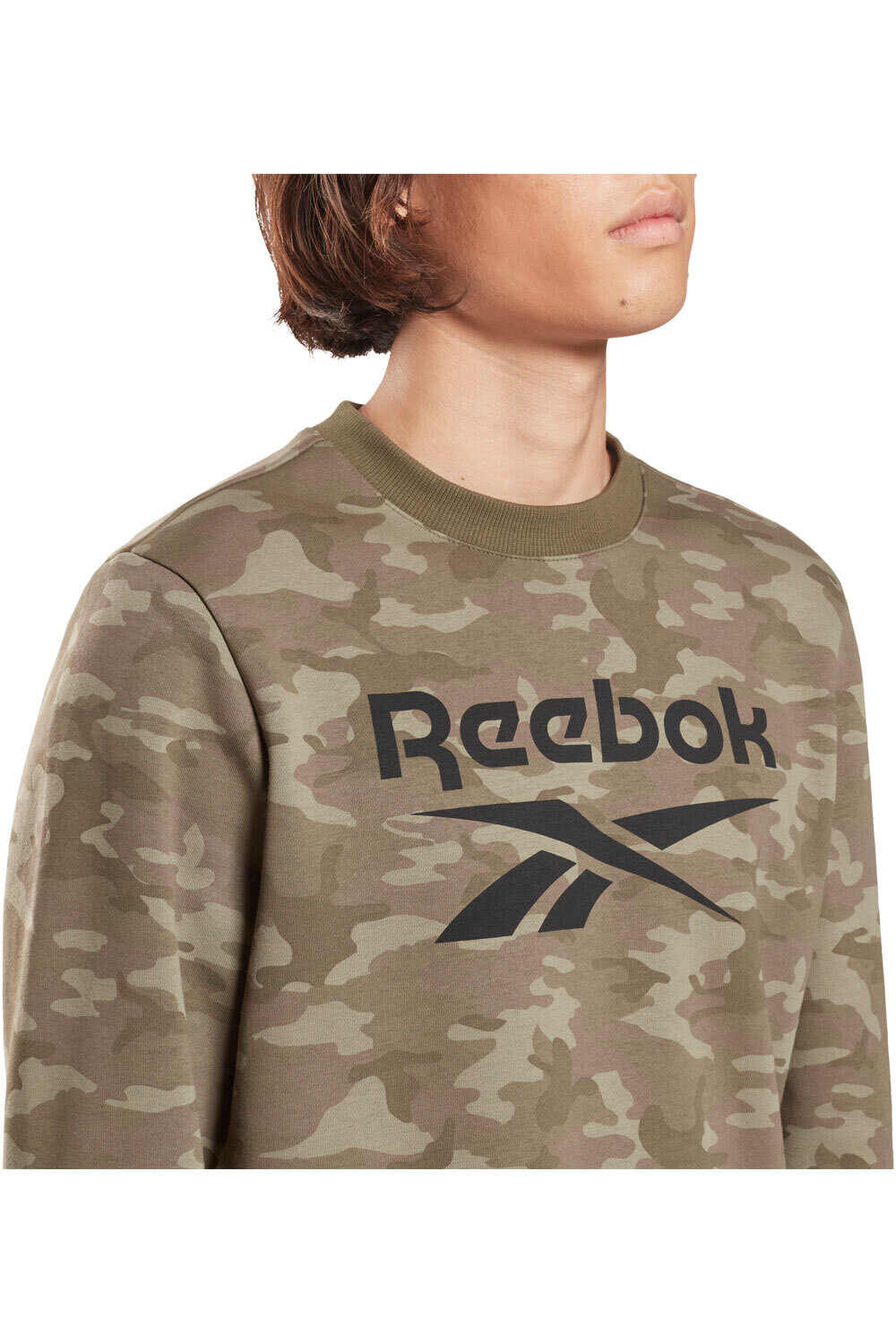 Reebok sudaderas deportivas hombre Reebok ID Camo Crew vista detalle