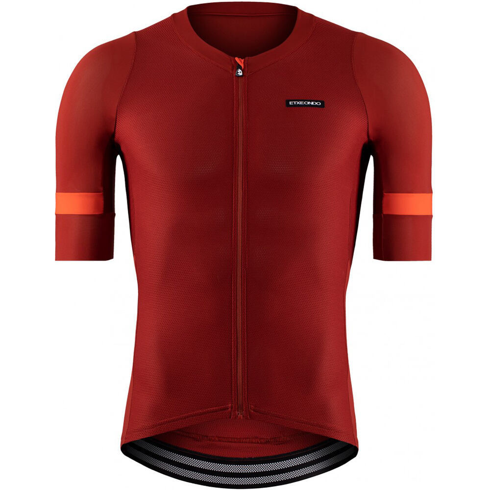 Mendi maillot manga corta hombre Rojo (M)