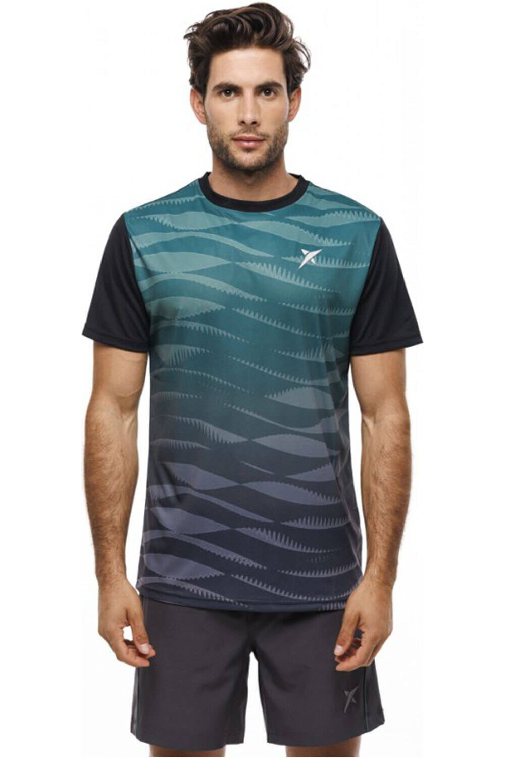 Dropshot camiseta tenis manga corta hombre CAMISETA ARTEMIS PRINT vista frontal