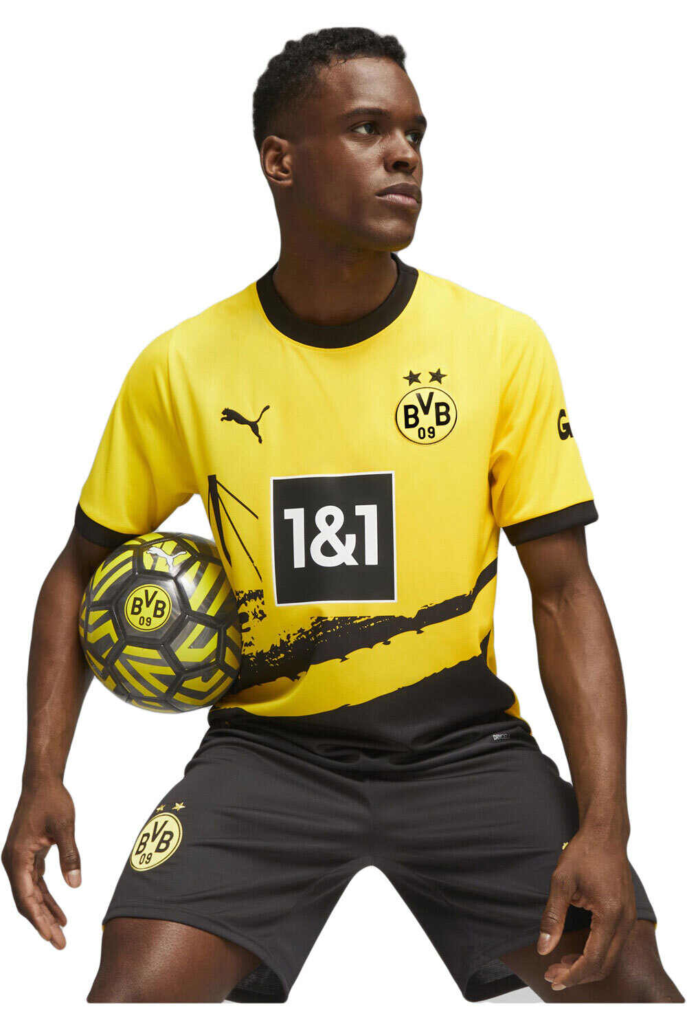 Puma camiseta de fútbol oficiales B.DORTMUND 24 H JSY vista frontal