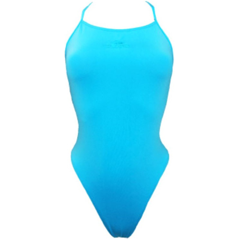 Turbo bañador natación mujer BANADOR MUJER PATRON SIRENE LISO vista frontal