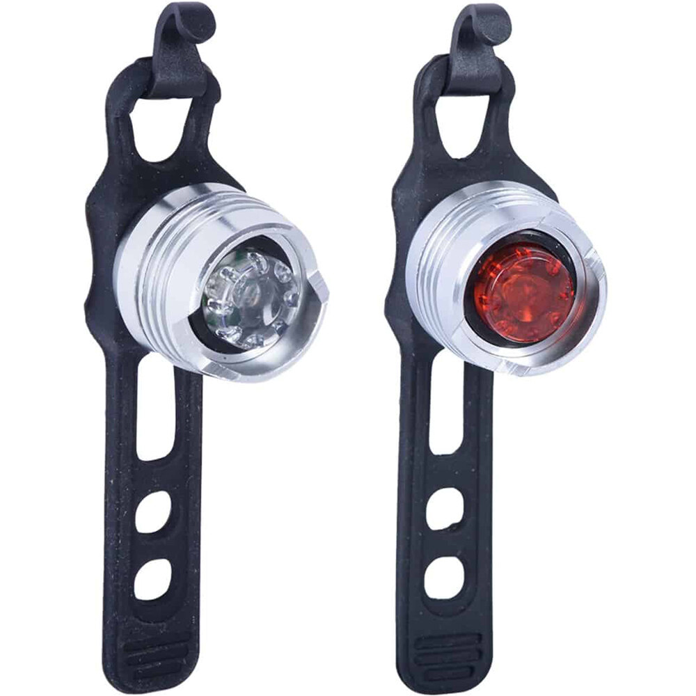 Oxc kit luces bicicleta Luz Brightspot Set Luces Plata LED 01