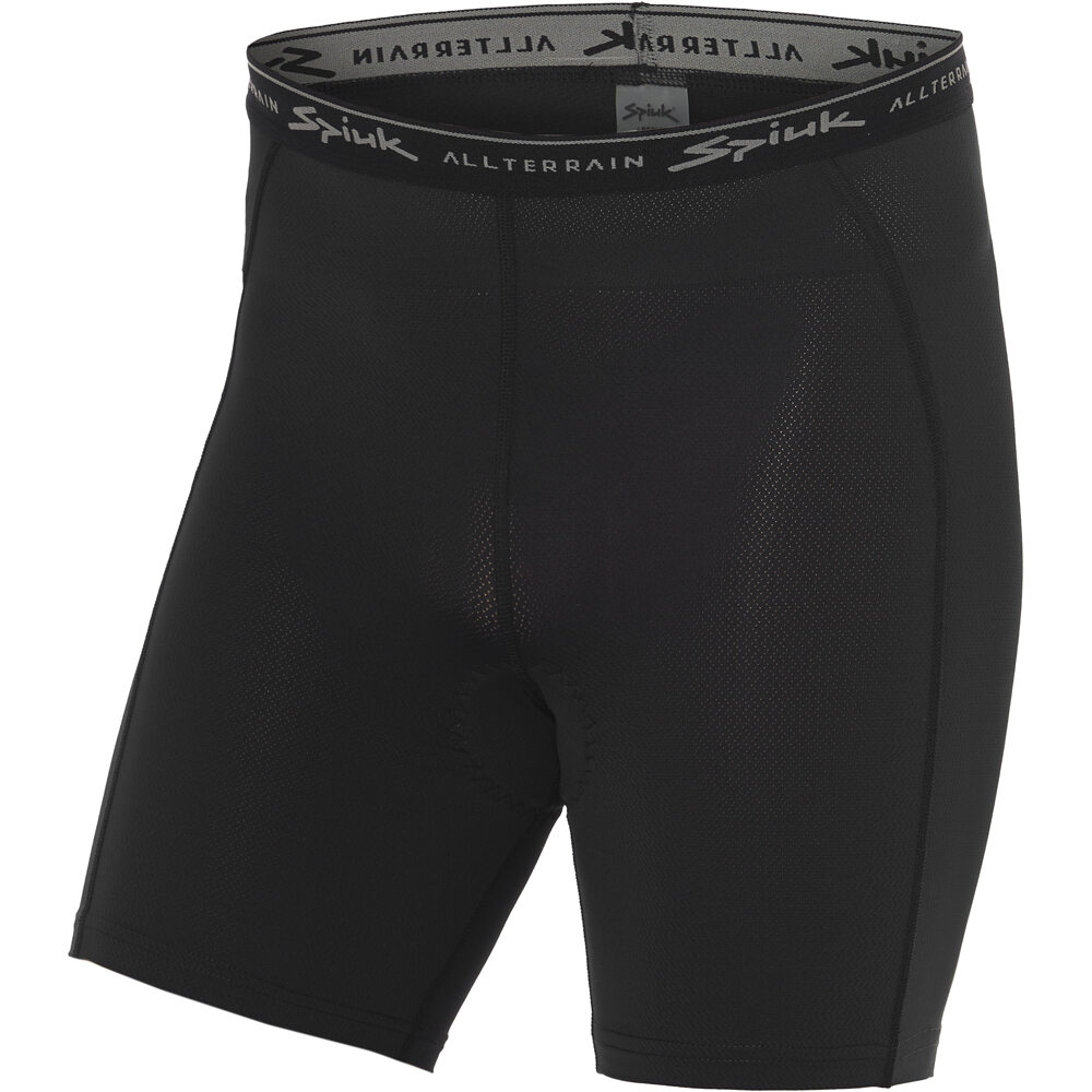 Short interior all terrain hombre pantalones térmicos cortos Negro (L)