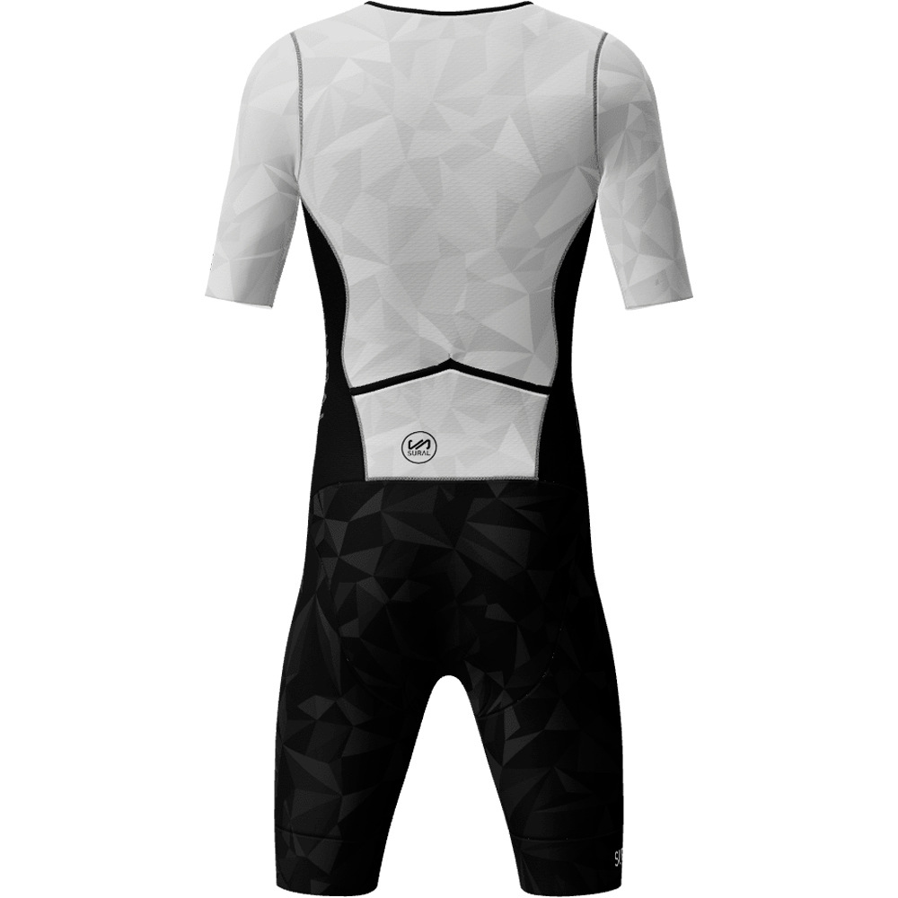 Sural buzo ciclismo hombre Trimono Manga Corta Abierto TAURUS vista trasera