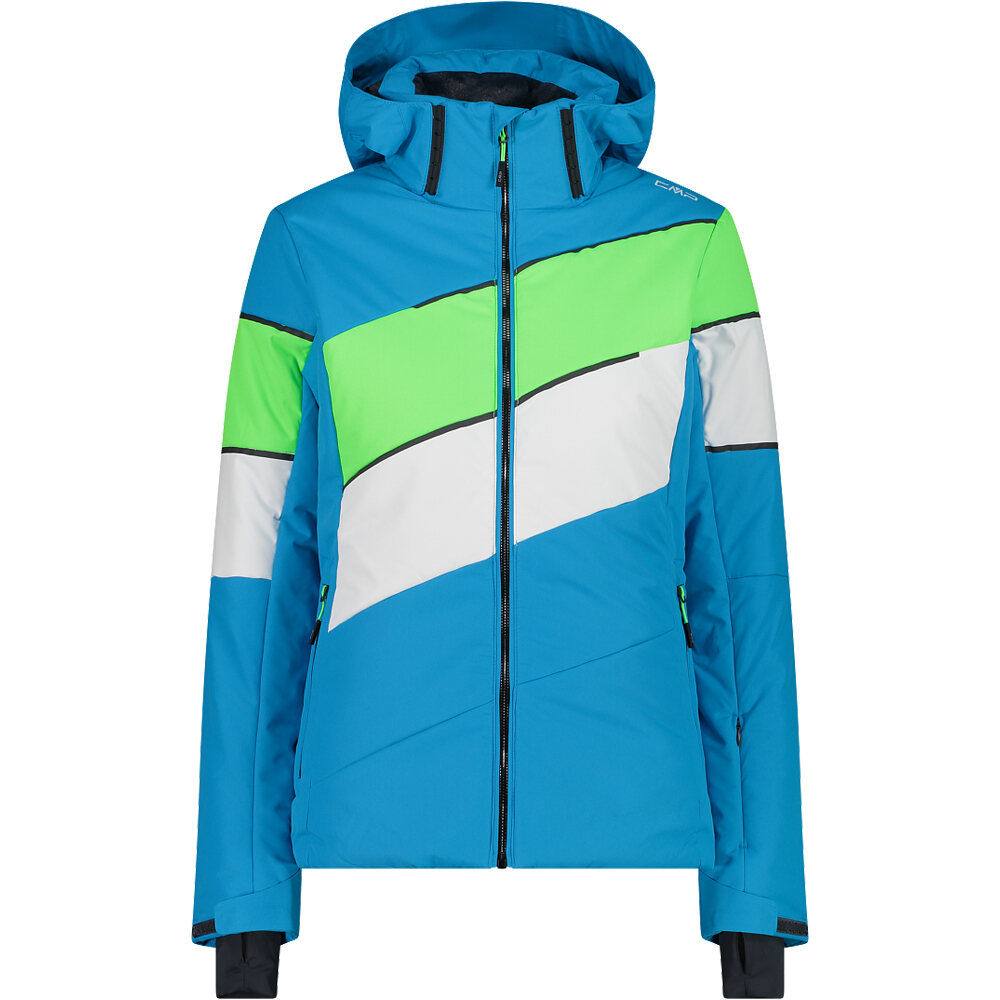 Woman jacket zip hood chaqueta esquí mujer Azul (36)