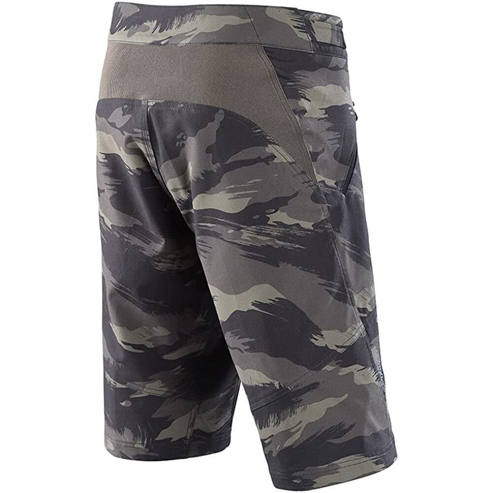 Troy-Lee pantalón corto ciclismo hombre SKYLINE SHORT SHELL BRUSHED vista trasera