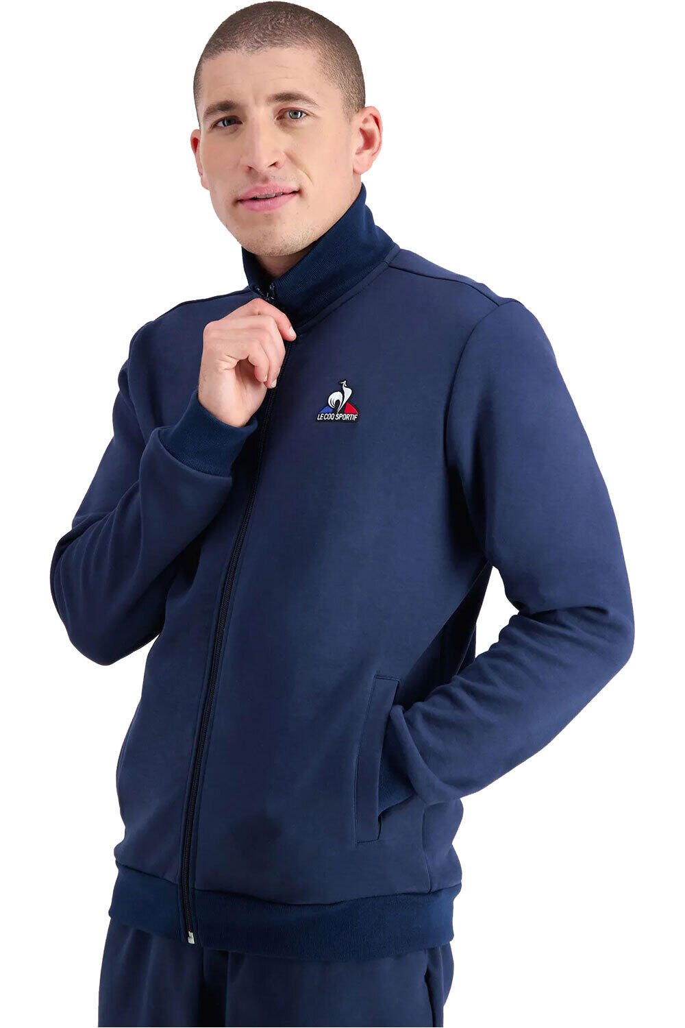 Le Coq Sportif sudadera hombre ESS FZ Sweat N4 M vista frontal