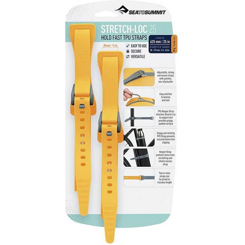 Seatosummit correa stretch-loc 25 -20x625mm varios montaña