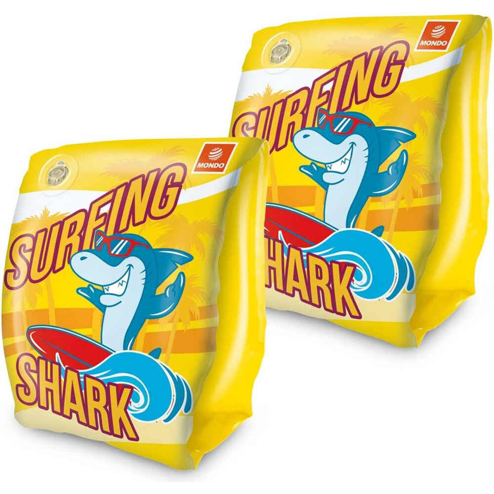 Mondo manguitos niño SURFING SHARK BRAZALETES vista frontal