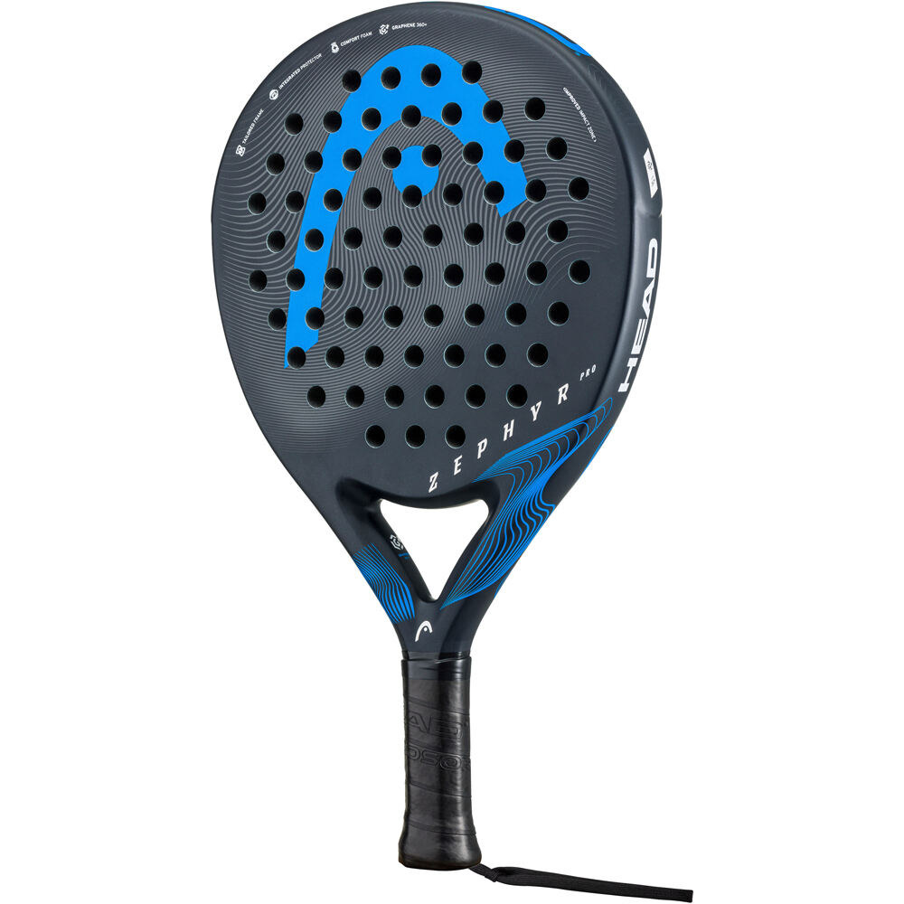 Head pala pádel adulto Zephyr Pro 2023_bk_bl 01