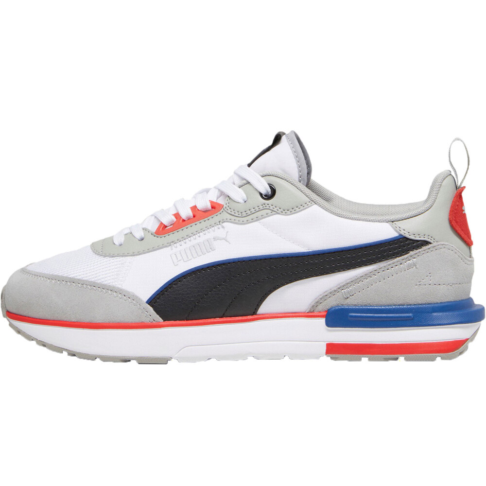 R22 zapatilla moda hombre Blanco (44)