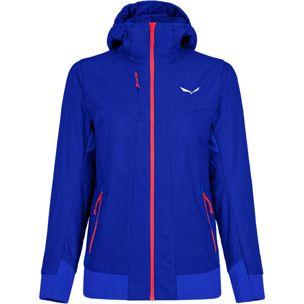 Salewa chaqueta softshell mujer PEDROC HYB. TWR W HOOD JKT vista frontal