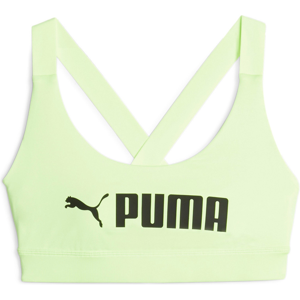 Puma sujetadores deportivos Mid Impact Puma Fit vista frontal