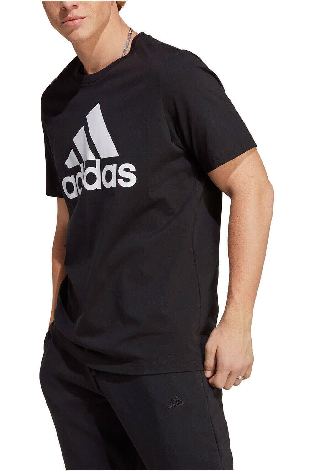 Essentials big logo camiseta manga corta hombre Negro (M)