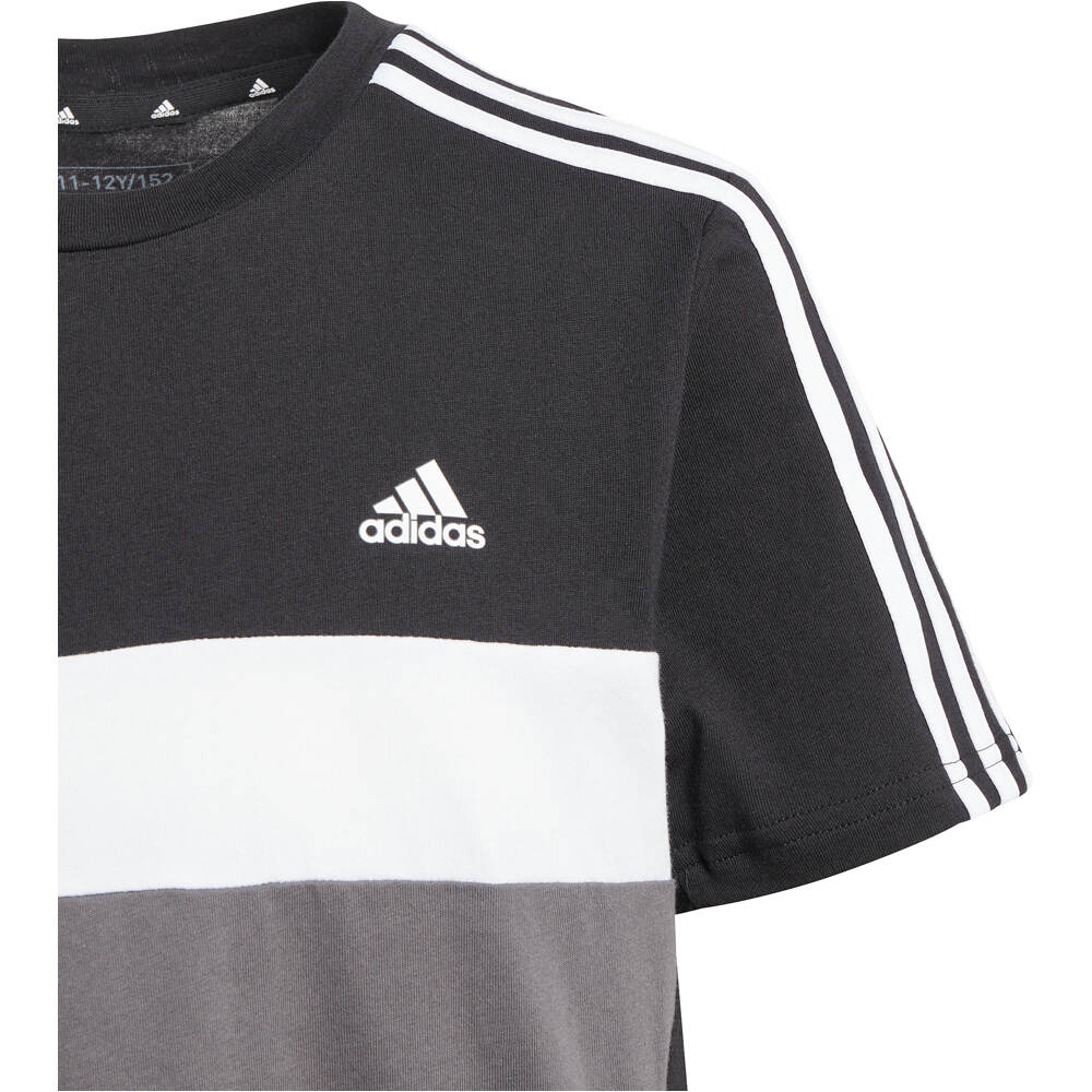 adidas camiseta manga corta niño J 3S TIB T vista detalle