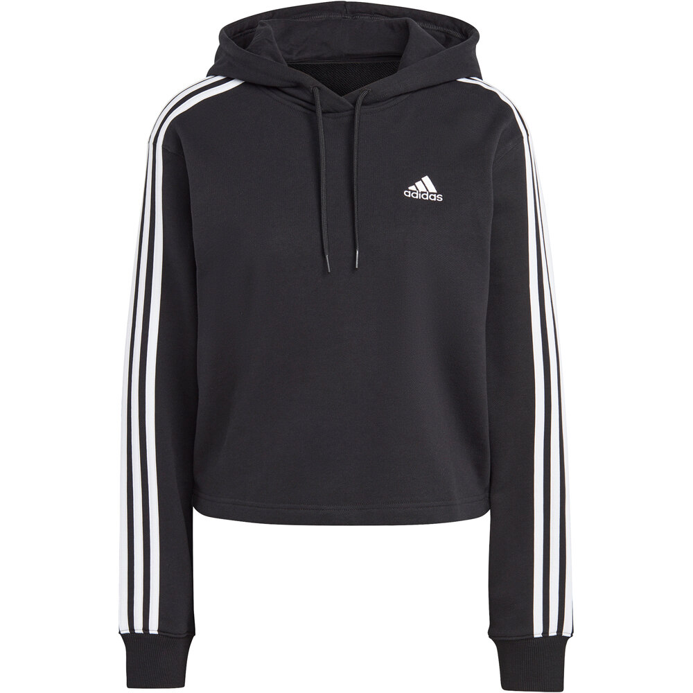 adidas sudadera mujer Essentials 3 bandas French Terry Crop 04