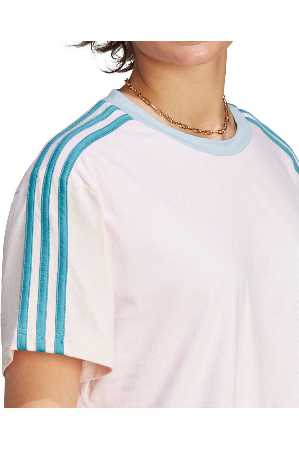 adidas camiseta manga corta mujer W 3S CR TOP 03