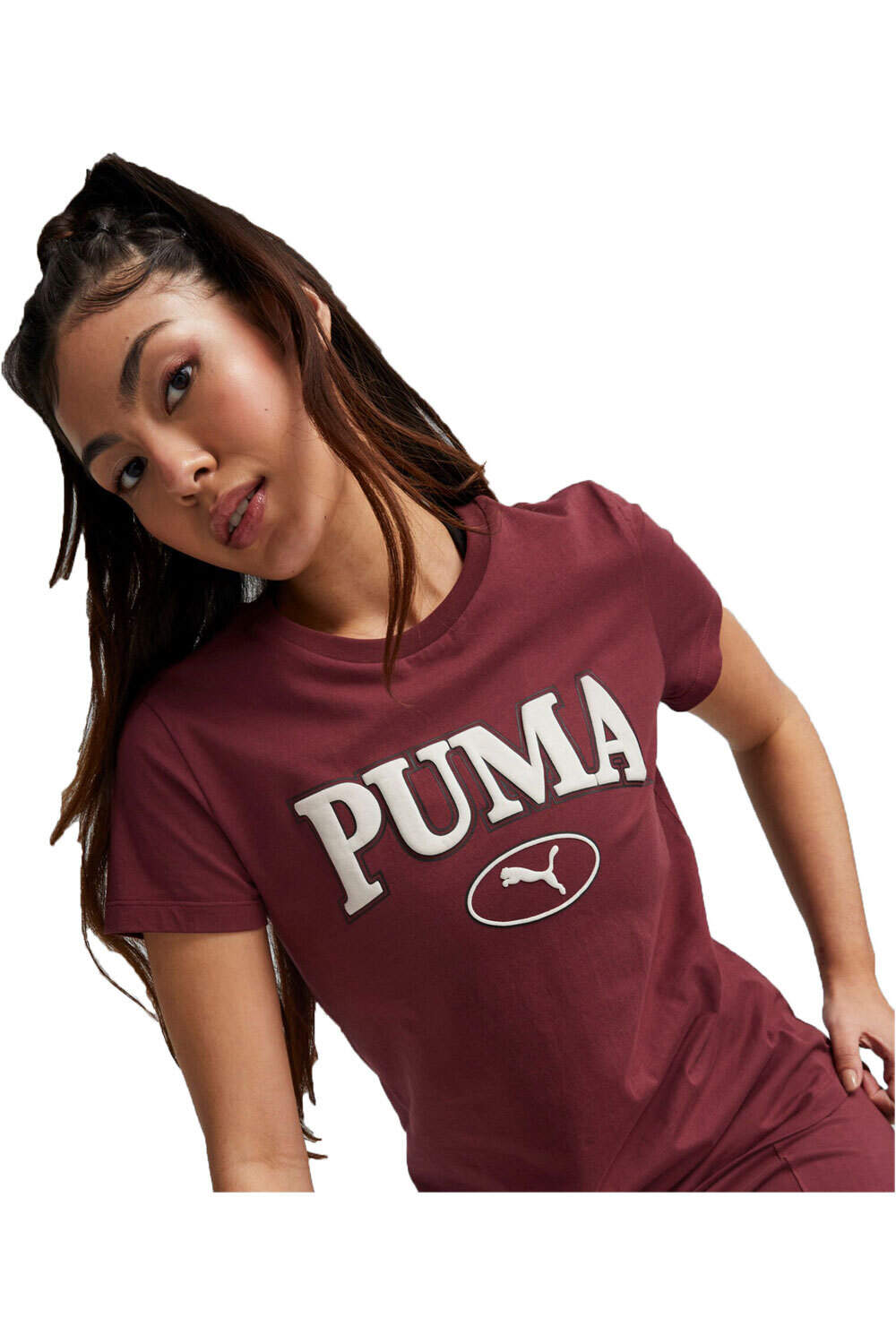 Puma camiseta manga corta mujer PUMA SQUAD Graphic T vista frontal