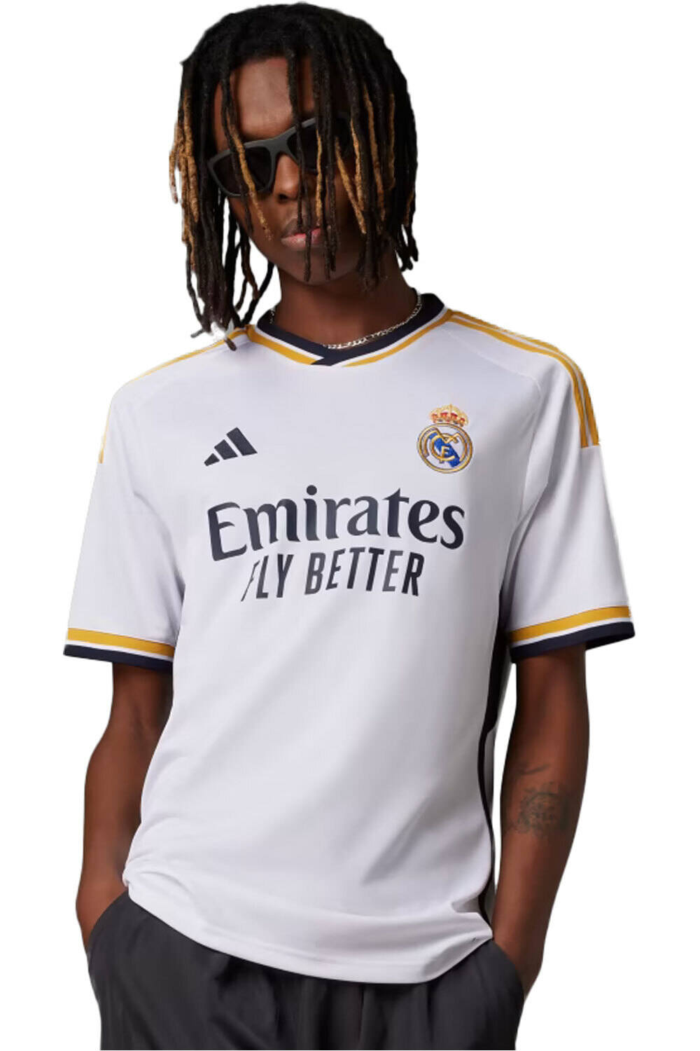 adidas camiseta de fútbol oficiales R.MADRID 24 H JSY vista frontal
