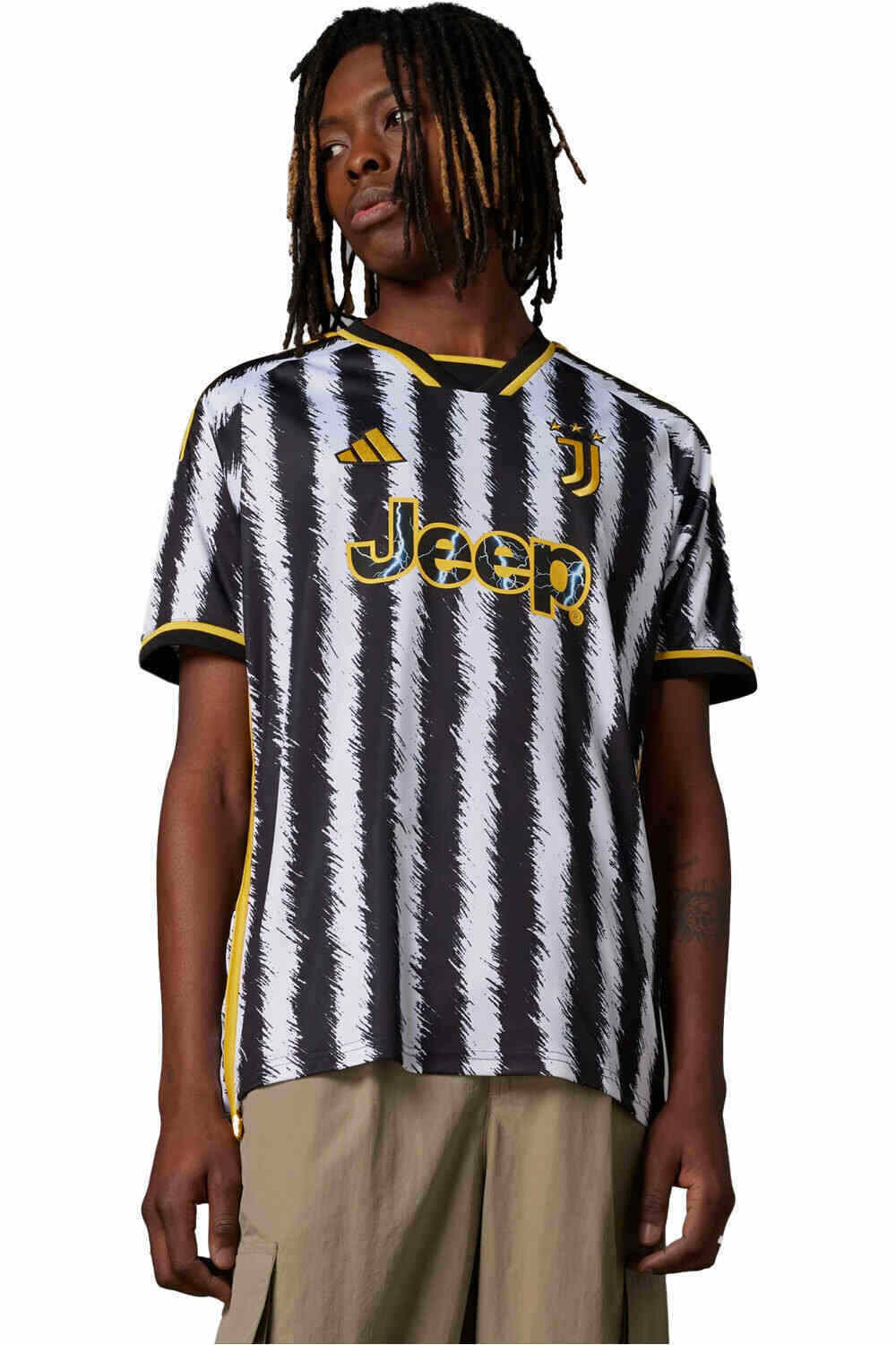 adidas camiseta de fútbol oficiales JUVENTUS 24 H JSY vista frontal