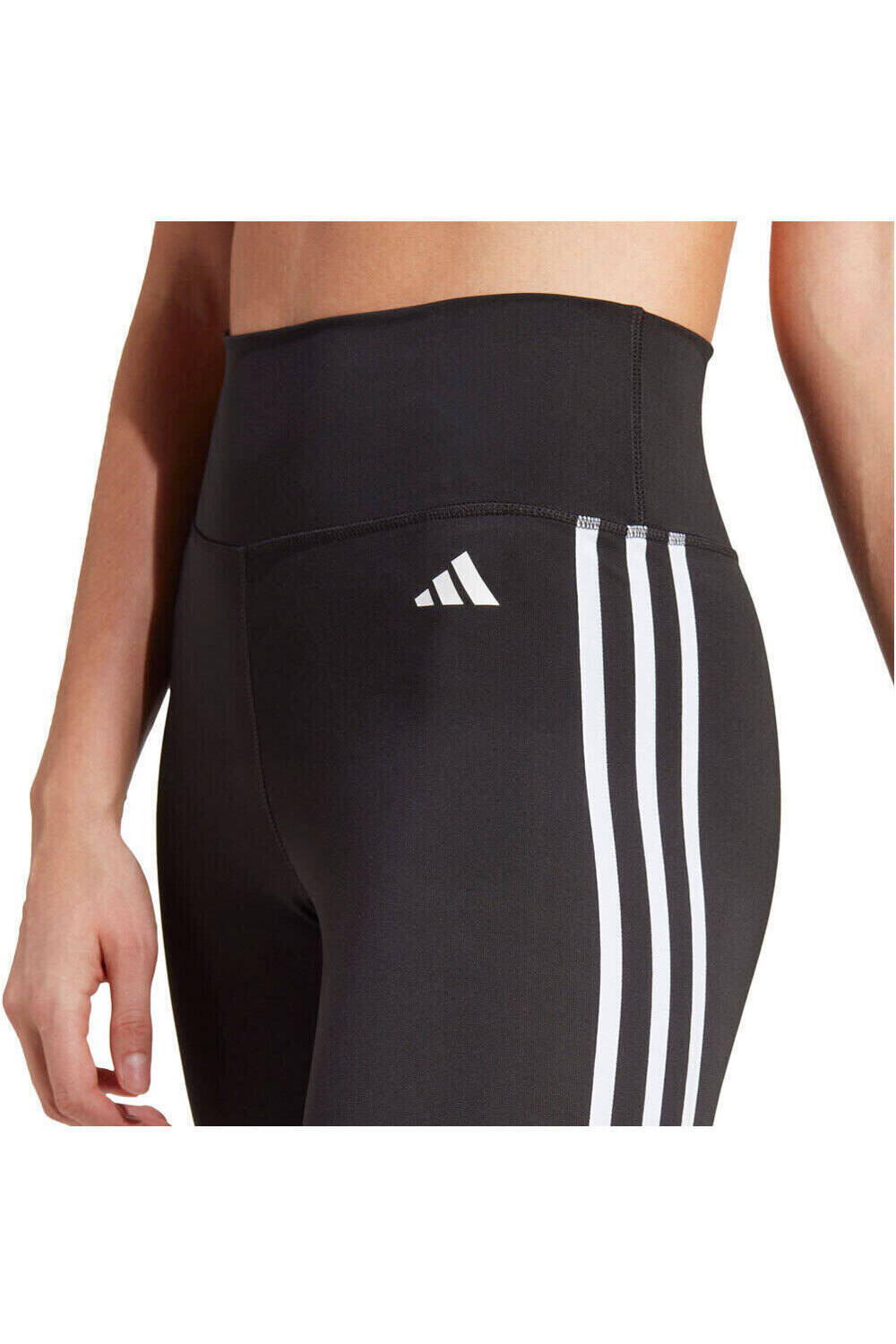 adidas pantalones y mallas largas fitness mujer Train Essentials 3 bandas 7/8 de tiro alto vista trasera