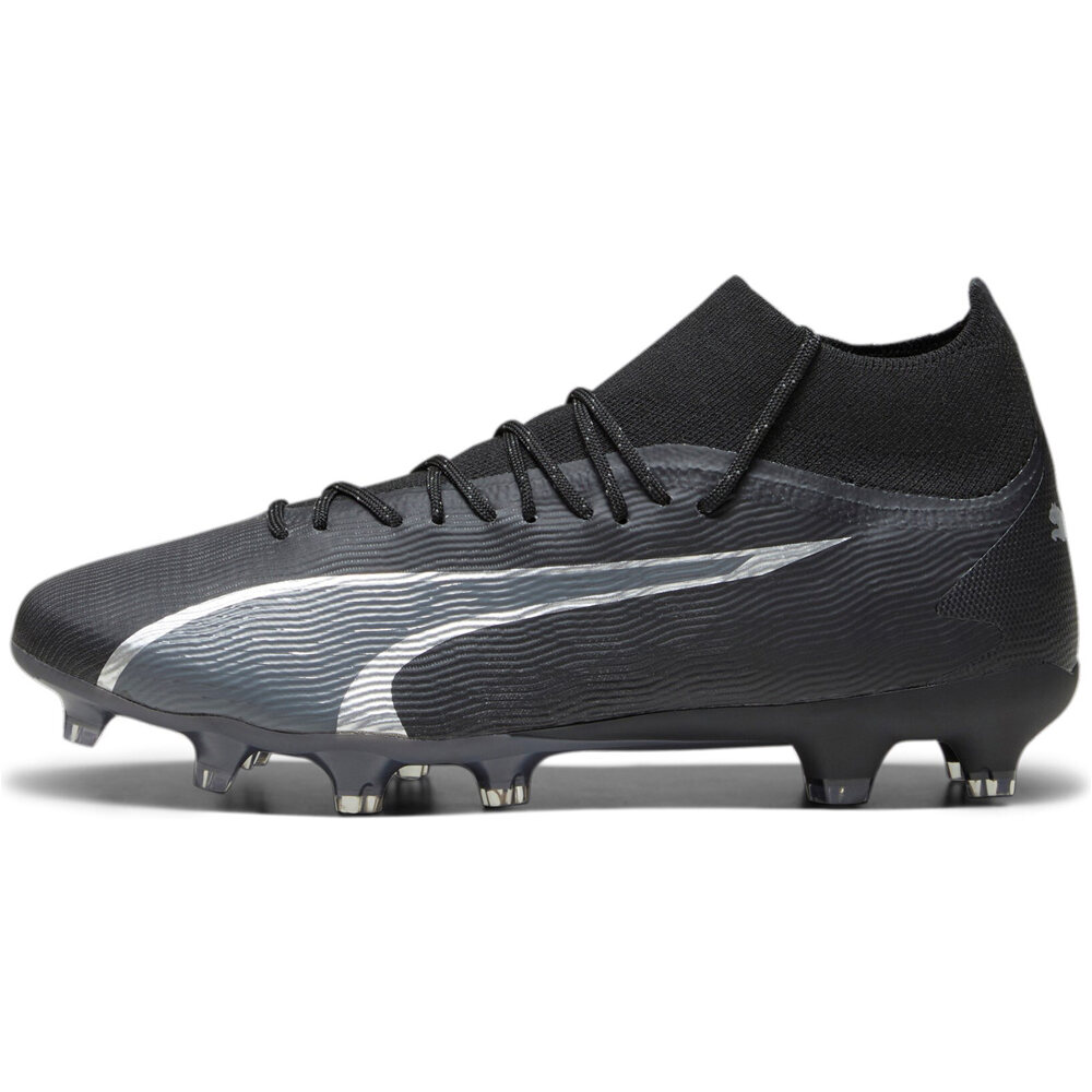 Ultra pro fg/ag botas de futbol cesped artificial Negro (45)