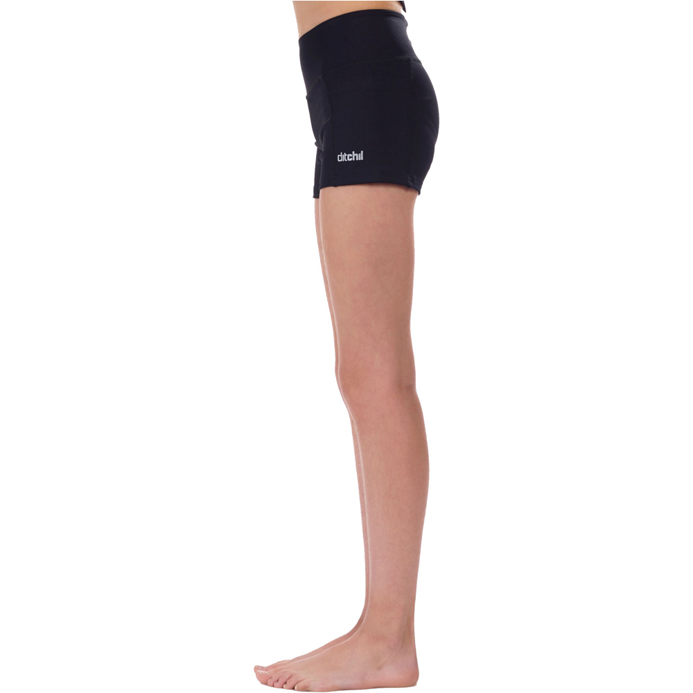 Ditchil pantalones y mallas cortas fitness mujer READY SHORT vista frontal