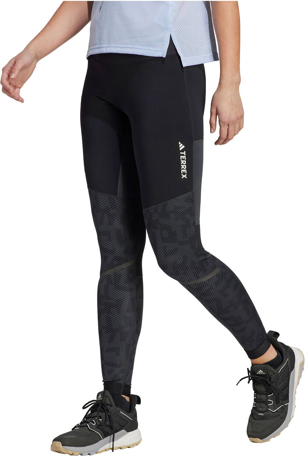 Terrex agravic mallas trail running largas mujer