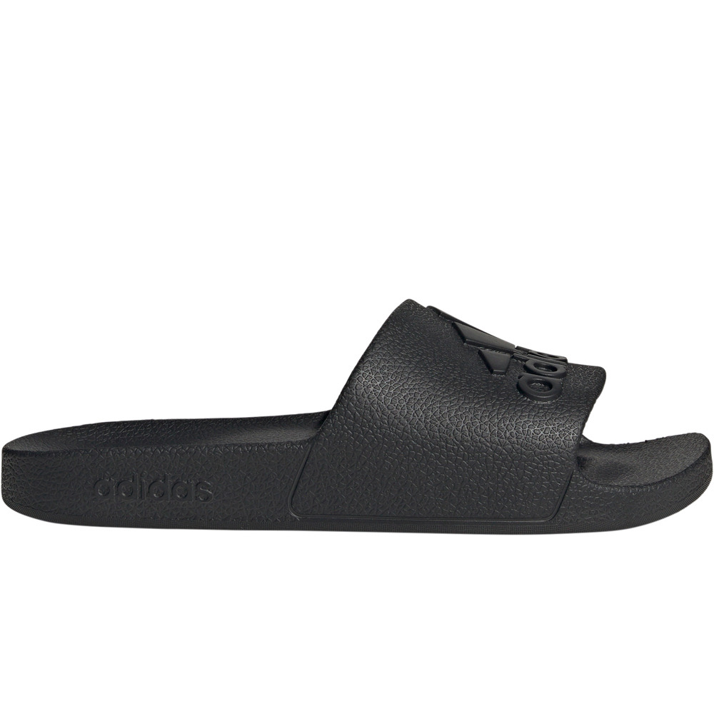 Adilette aqua chanclas mujer Negro (5)