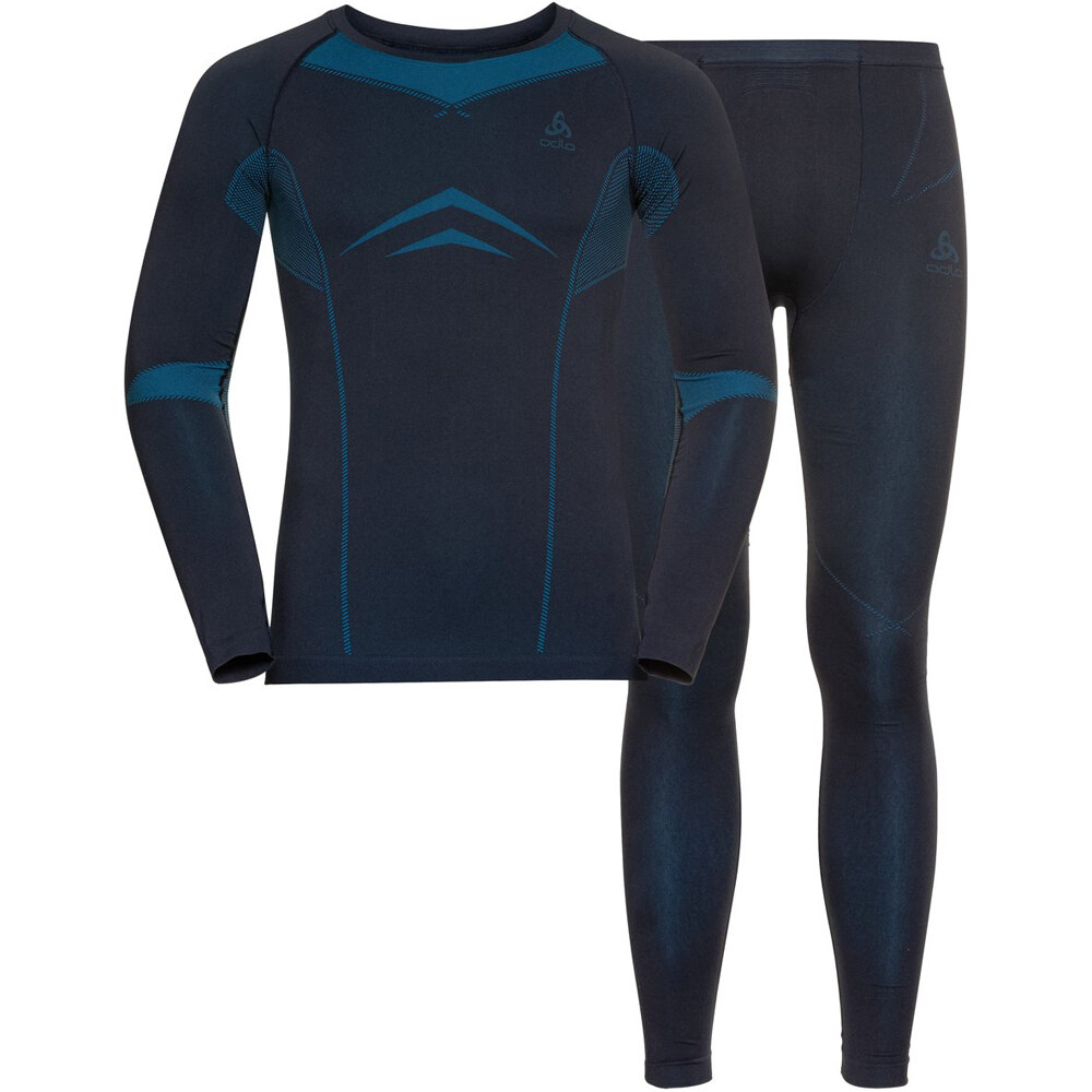 Odlo camiseta térmica manga larga hombre Set long FUNDAMENTALS PERFORMANCE WARM vista frontal