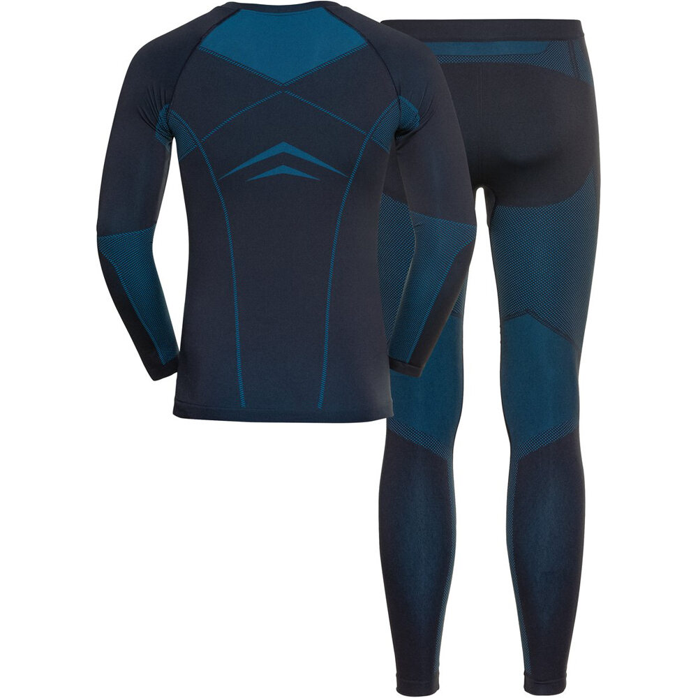 Odlo camiseta térmica manga larga hombre Set long FUNDAMENTALS PERFORMANCE WARM vista trasera