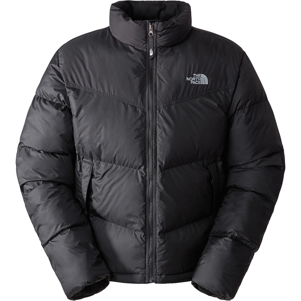 Chaqueta The North Face Saikuru negro logo blanco