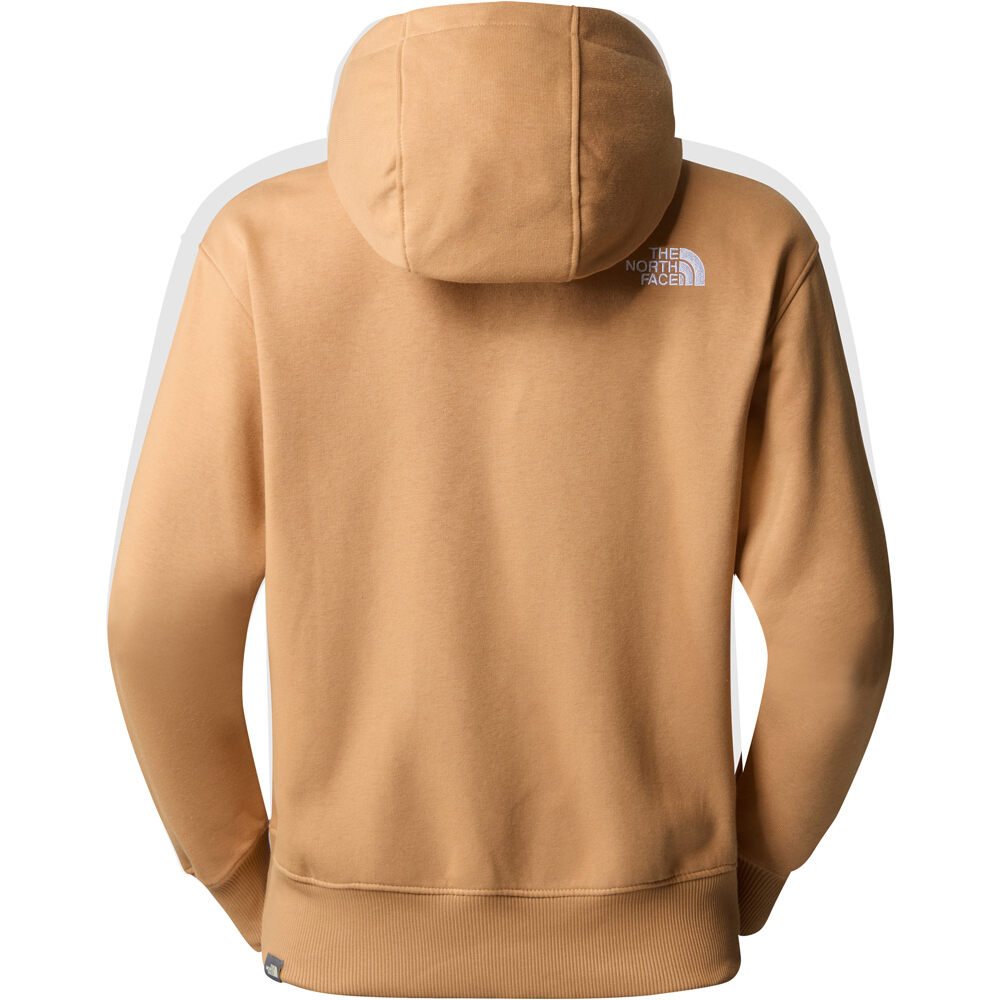 The North Face sudadera mujer W ESSENTIAL HOODIE vista trasera