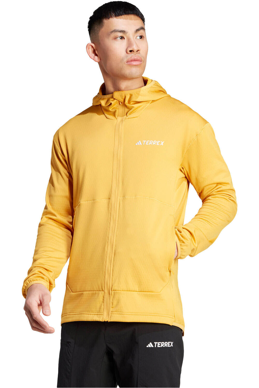 Terrex xperior light fleece forro polar hombre Amarillo (M)