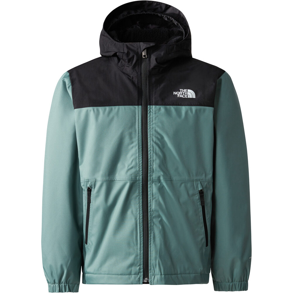 The North Face chaqueta impermeable niño B WARM STORM RAIN JACKET vista frontal