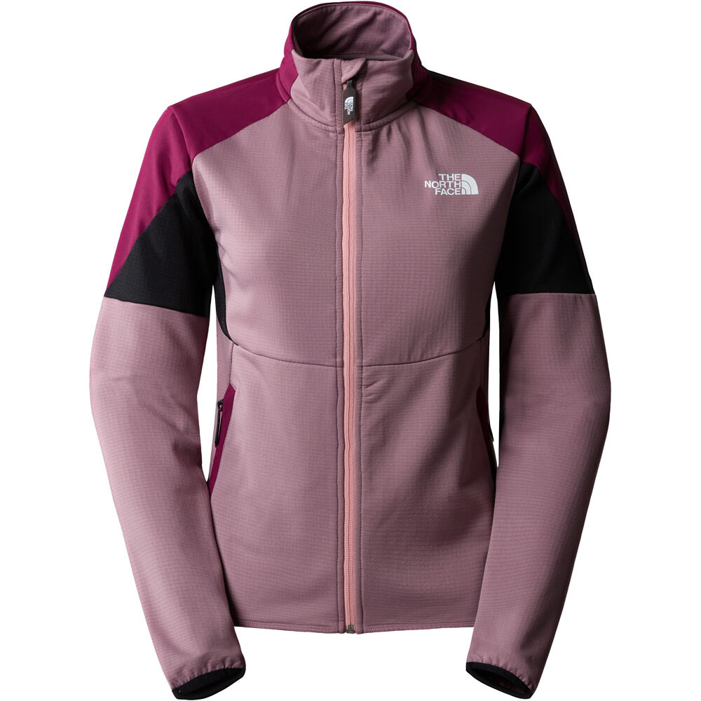The North Face forro polar mujer W MIDDLE ROCK FZ FLEECE vista frontal