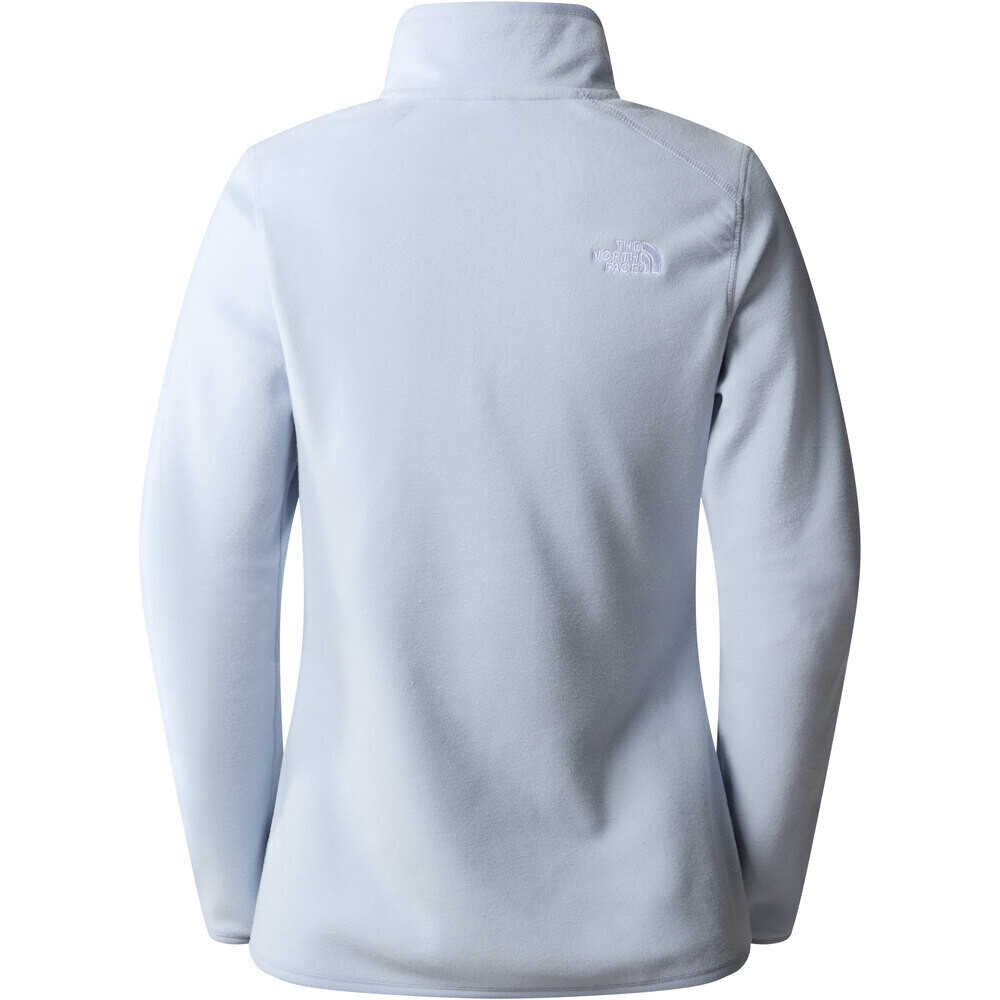 The North Face forro polar mujer W 100 GLACIER 1/4 ZIP - EU vista trasera