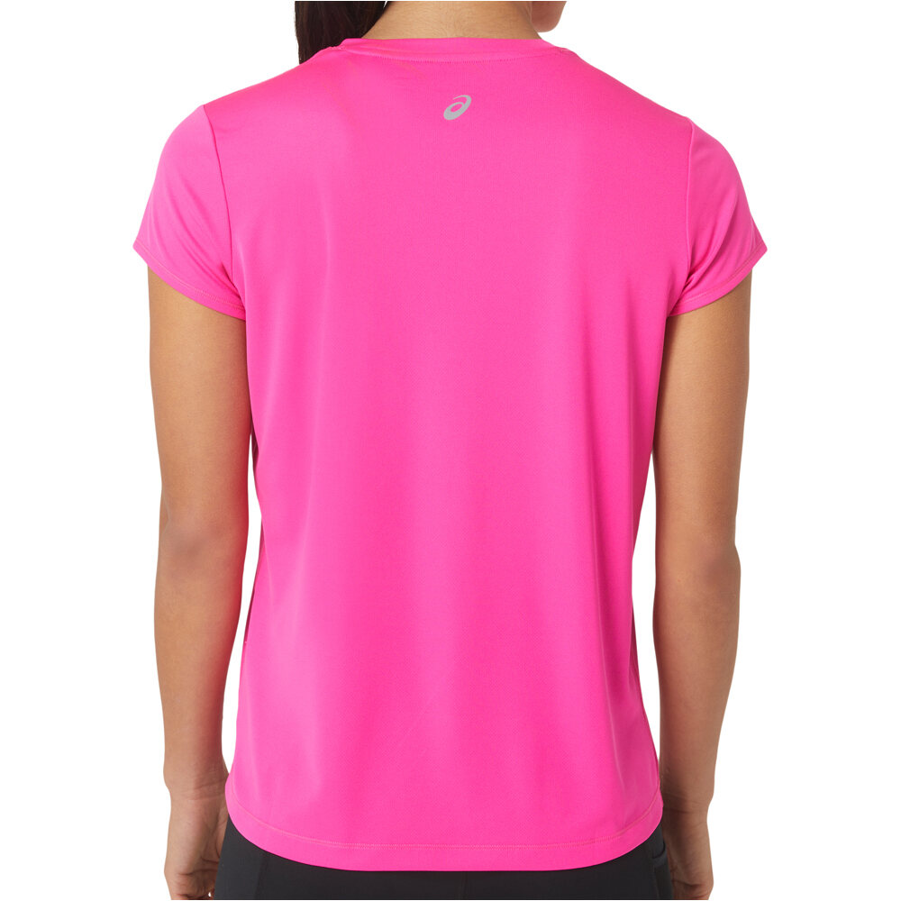 Asics camiseta entrenamiento manga corta mujer FUJITRAIL LOGO SS TOP vista trasera