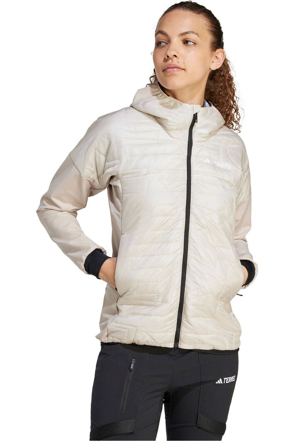 adidas chaqueta outdoor mujer W XPR VAR HYB J vista frontal