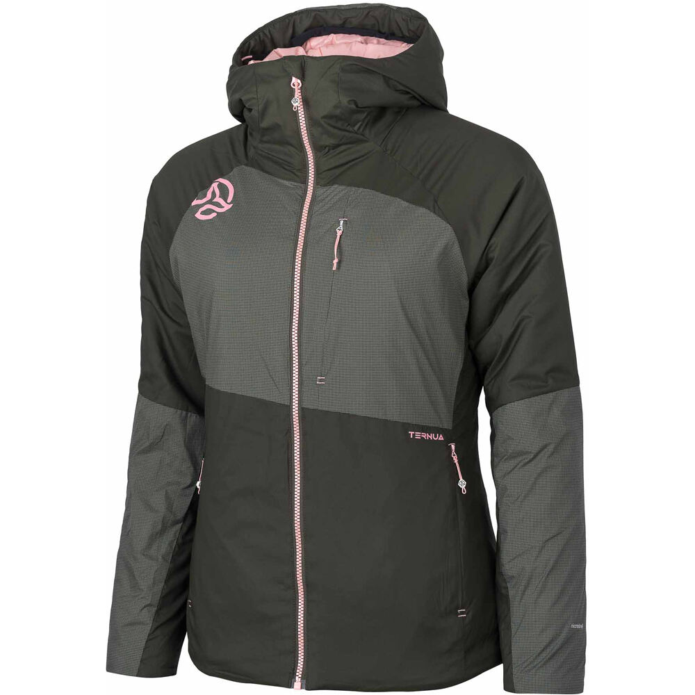 Ternua chaqueta impermeable insulada mujer KUANTIKHOODJKTW vista frontal